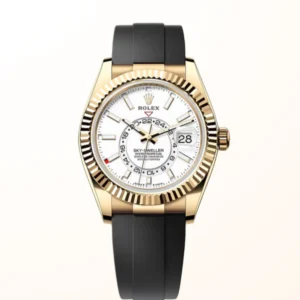 Sky-Dweller Oysterflex Intense White