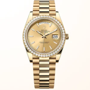 Day-Date 40 Diamond Set Champagne