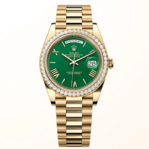Day-Date 40 Diamond Set Green