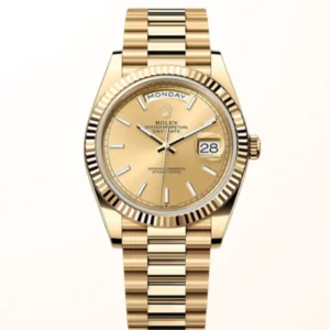 Day-Date 40 Fluted Champagne