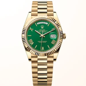 Day-Date 40 Fluted Green