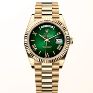 Day-Date 40 Fluted Green Ombre