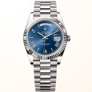 Day-Date 40 WG Blue Roman