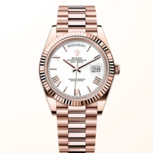 Day-Date 40 RG Intesne White Roman