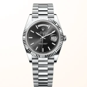 Day-Date 40 Platinum Bright Black